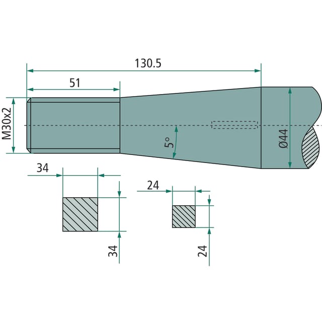 Zahn 980mm 43009803000 Granit 241161a