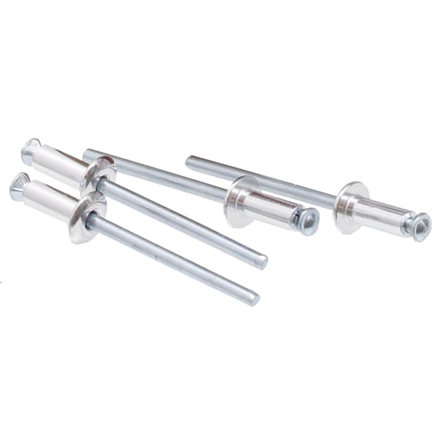 Packung Mit 250 Flachkopf-spreiznieten 4,8 X 26 Gra