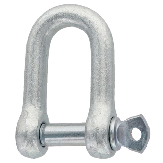 Gerader Schäkel 9/16" 14 X 47 X 27mm 0,6t 2 Stück.