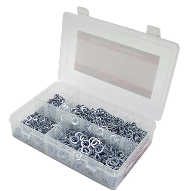 Satz Federringe 5-10 Mm, Verzinkter Stahl, Din 127, Metrisch