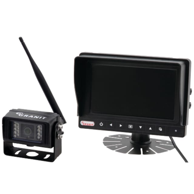 Video-set: 7-zoll-monitor, Funksystem, 1 Kamera Mit 12/24-v-kabeln