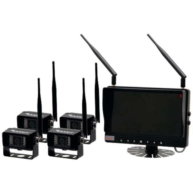 Videoausrüstung, 9-zoll-monitor, Funksystem, 4 Kameras Mit 12/24-v-kabeln