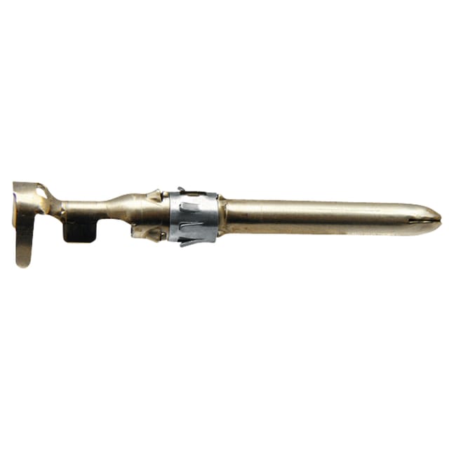 Kontaktstift, Gecrimpt, Gepresst, Durchmesser 4 Mm, L = 45,4 Mm, Querschnitt 1,0–2,5 Mm