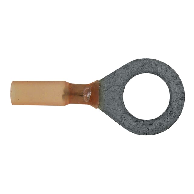 Crimp-ösenverbinder, Teilisoliert, M6, 6,5 Mm, 0,5–1,5 Mm², 25 Stück