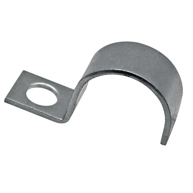 Kabelklemme, Kabelhalter, Verzinkter Stahl, Messbereich 4,8 Mm, 10 Mm, 10 X 23 Mm
