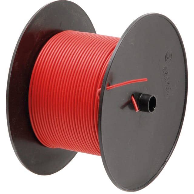 Rotes Kabel, Einadriger Kabelbaum, Querschnitt 0,75 Mm², L = 100 M