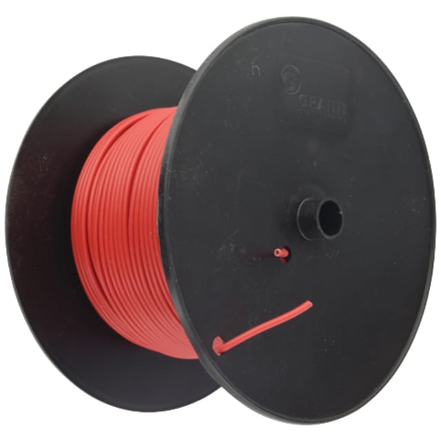 Rotes Kabel, Einadriger Kabelbaum, Querschnitt 1,0 Mm², L = 100 M