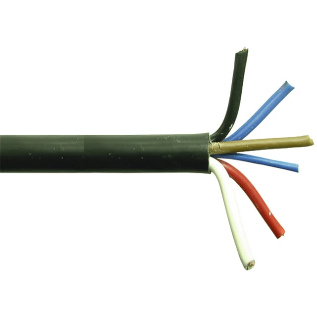 Mehradriges Kabel Braun/schwarz/weiß/rot/blau 5x1,0mm2 L=50m