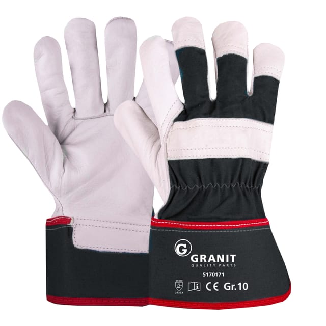 Lederhandschuhe Größe 10 (xl) 12 Paar 290950gp-10