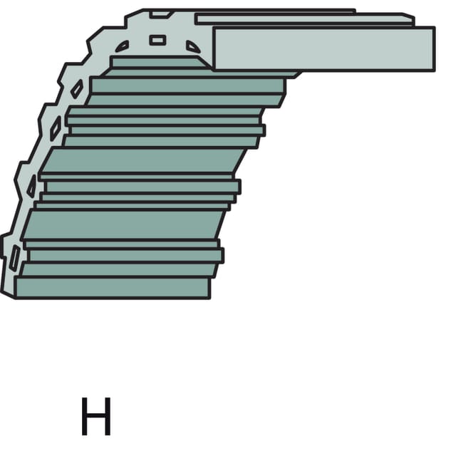 Optibelt 70170 Doppelzahnriemen