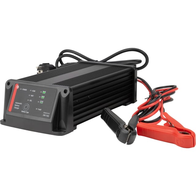 Ladegerät-gleichrichter 230v 24v 15a 6-120ah Ip42