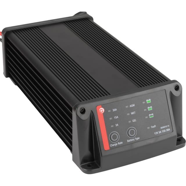 7-stufiger Gleichrichter 230 V 12 V 3-15-30 A 6-500 Ah