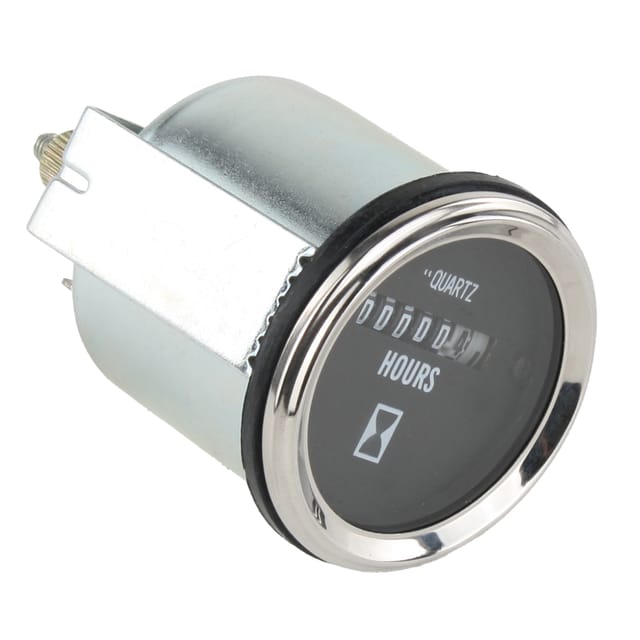 Betriebsstundenzähler 12 V 24 V 52 Mm
