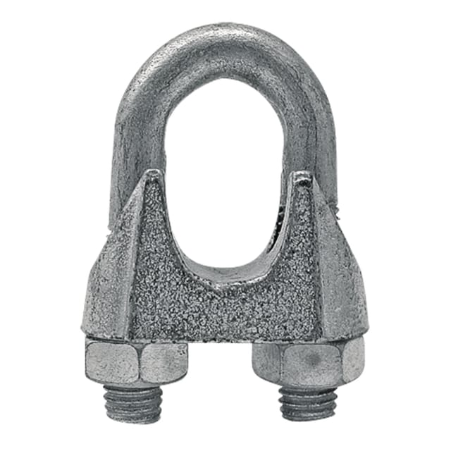Stahlseilklemme, Verzinkter Stahl, Seildurchmesser 13 Mm, Din 7603 460413