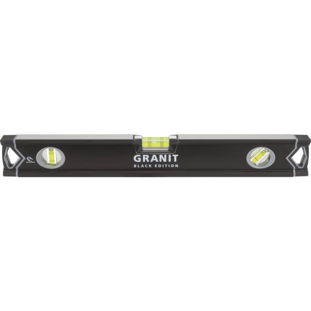 Wasserwaage Aus Aluminium, 500 Mm, Granit Black Edition