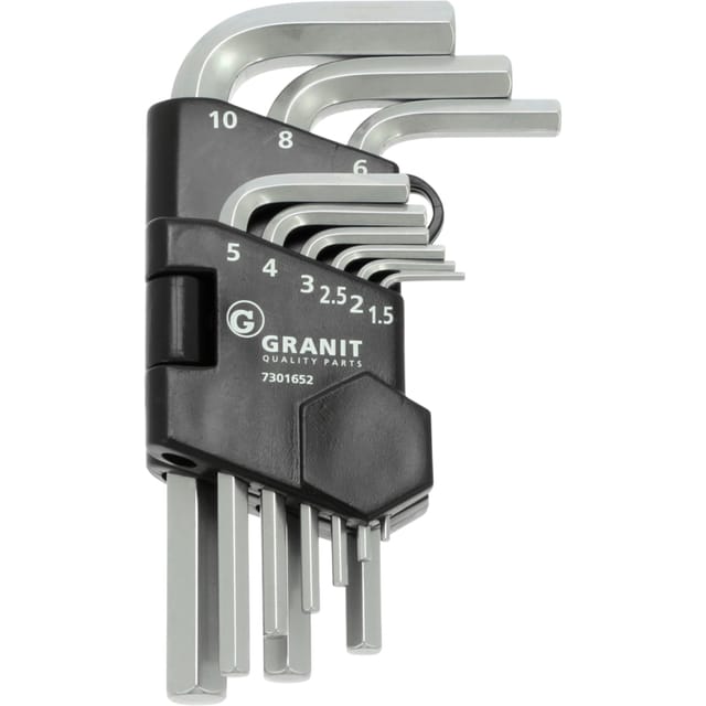 Sechskantschlüsselsatz 9 El 1,5–10 Mm
