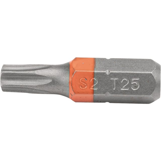 Torx T25 Bit 1/4 Zoll 25 Mm S2 10 Stück.