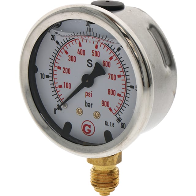 Manometer Mit G 1/4 Zoll Anschluss 60 Bar 63 Mm
