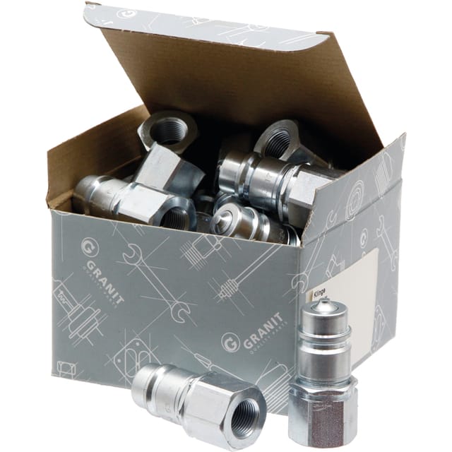 Schnellverbinder-pilzsteckdose Ks 3/8 (g3/8) Dn12bg3, 20er-packung, Granit