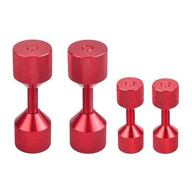 4 Stück Aluminium-flansch-zweilochstifte, 1-1/8 Zoll Zweiloch-ausrichtungsstifte Und 1-5/8 Zoll Abnehmbarer Fla