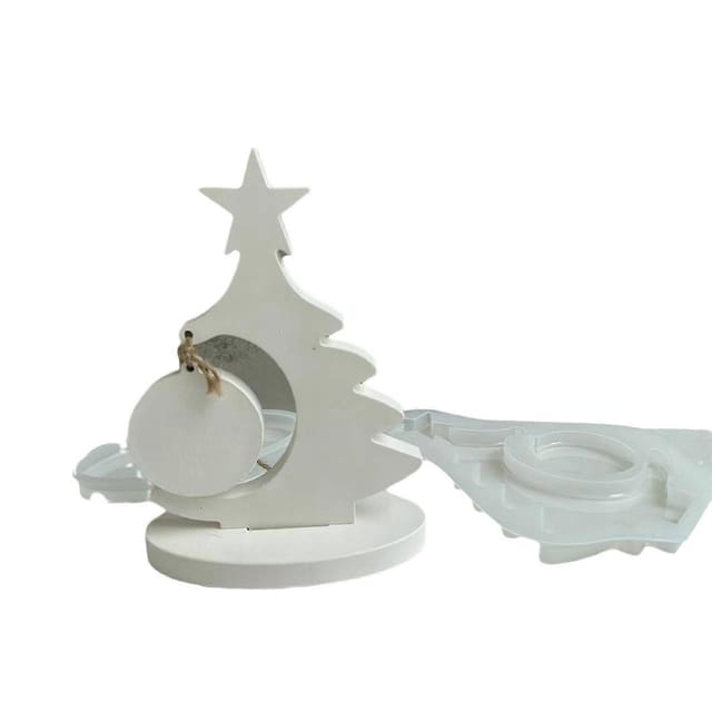 Silikonform Für 3d-weihnachtsbaumanhänger – Bastelprojekt, Zubehör Für Die Kerzenherstellung, Gipsherstellung, Diy-geschenkidee