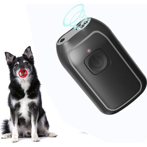 Enowelir Leistungsstarkes Ultraschall-hundeabwehrgerät Mit Led, Ultraschall-antibellgerät Für Den Innen- Und Außenbereich, Antibellgerät Für Kleine, Mittlere Und Große Hunde