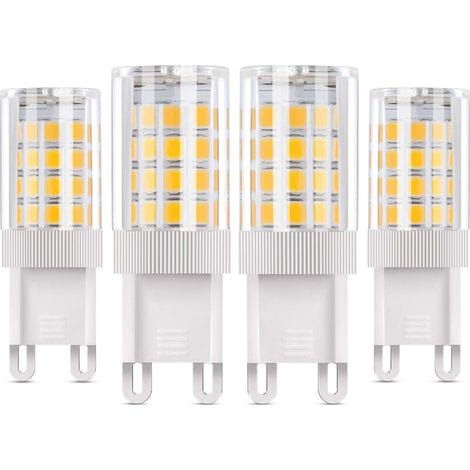 G9 5w Led-lampe (entspricht 50w Halogenlampe), 4er-pack, Warmweiß (3000k), 360° Abstrahlwinkel, Ac 85  –220v, 360 Lm, Nicht Dimmbar