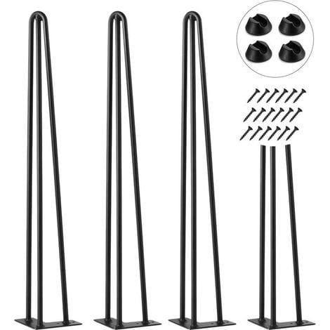 Haarnadel-tischbeine, 60 Cm, 4er-set. Diy-metallmöbelbeine Für Kleiderschränke, Kommoden Und Nachttische.