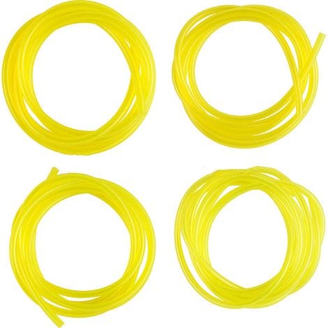 Kraftstoffschlauch-set, 4-teilig, Kraftstoffleitung Für Laubbläser, Trimmer, Kettensäge, Freischneider, Hochbelastbarer, Flexibler Kraftstoffschlauch