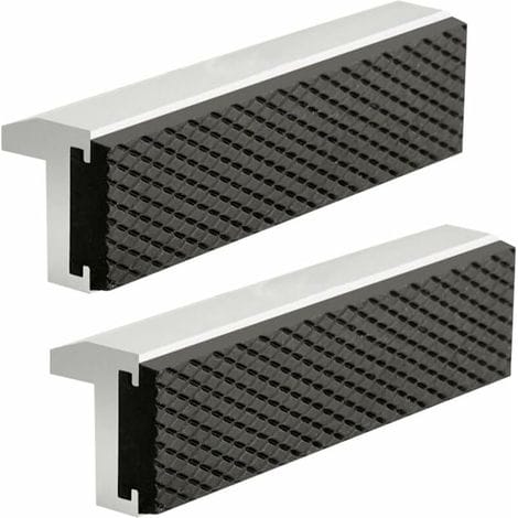 Linghhang – 125-mm-schraubstockschutz – Aluminium Und Gummi Mit Magneten – Zubehör Für Tischschraubstöcke – Integriertes Design