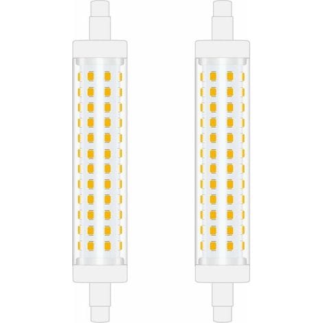 R7s 118 Mm 10 W 6000 K Kaltweiße Led-lampe – 2er-pack, Energieeffizienter Ersatz Für 100-w-halogen-flutlicht, Nicht Dimmbar