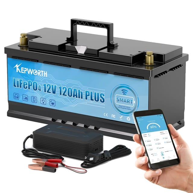 Bluetooth-batterie, 120ah Kapazität, Überladungsschutz, 12v 120ah Bluetooth