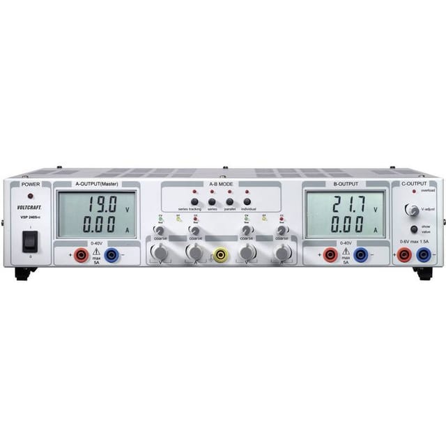 [neuwertig] B-ware Voltcraft Vsp 2405 Labornetzgerät 3 Ausgänge 0.1-40 V/dc 5 A Schaltnetzteil