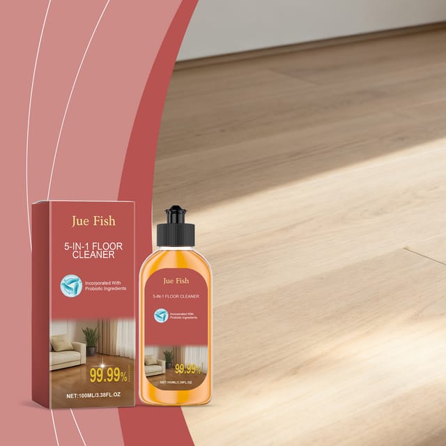 5-in-1 Bodenreiniger: Fleckenentferner, Reiniger, Poliermittel, Glanzauffrischer, Duftstoff Und Waschlösung – 100 Ml