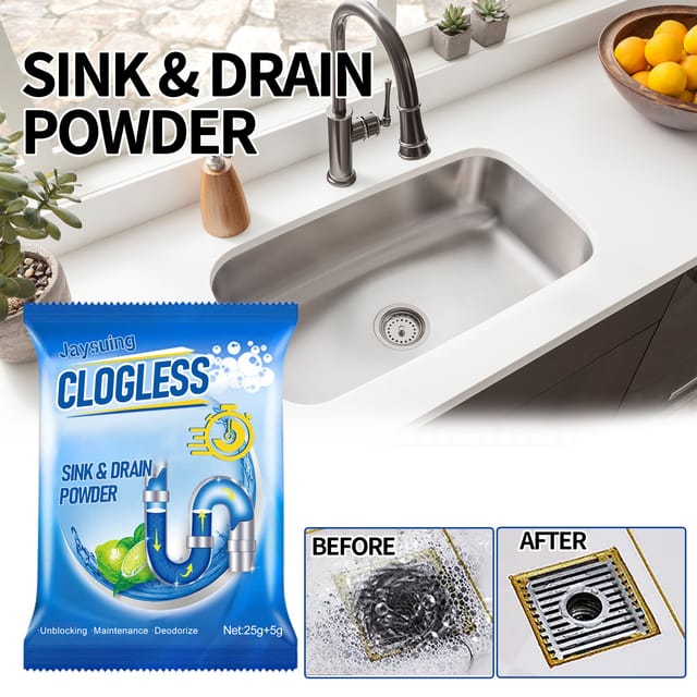 Abflussreinigungspulver Für Rohre, Toiletten Und Küchen – 30 G