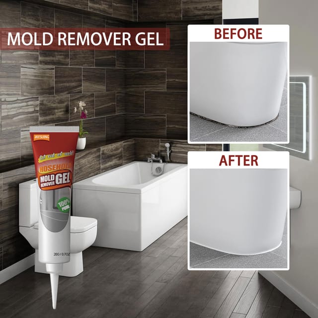 Anti-schimmel-gel Für Bad Und Schlafzimmer, Zur Reinigung Von Fliesenfugen, Fleckenentfernung Und Für Die Pflege Nach Renovierungsarbeiten – 20 G