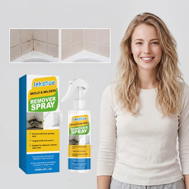 Anti-schimmel-spray Zur Reinigung Von Schimmelflecken An Wandfliesen Und In Badezimmerecken/dachrinnen – Anti-schimmel-reiniger Für Den Täglichen Gebrauch – 120 Ml