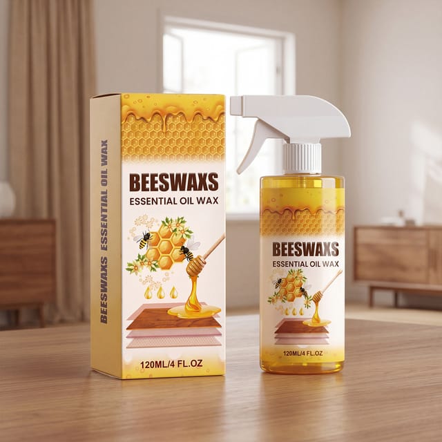 Bienenwachsspray Zum Polieren, Pflegen Und Glätten Von Holz Sowie Zur Auffrischung Des Glanzes Von Holzmöbeln. Praktisch Für Den Täglichen Gebrauch Zu Hause. 120 Ml