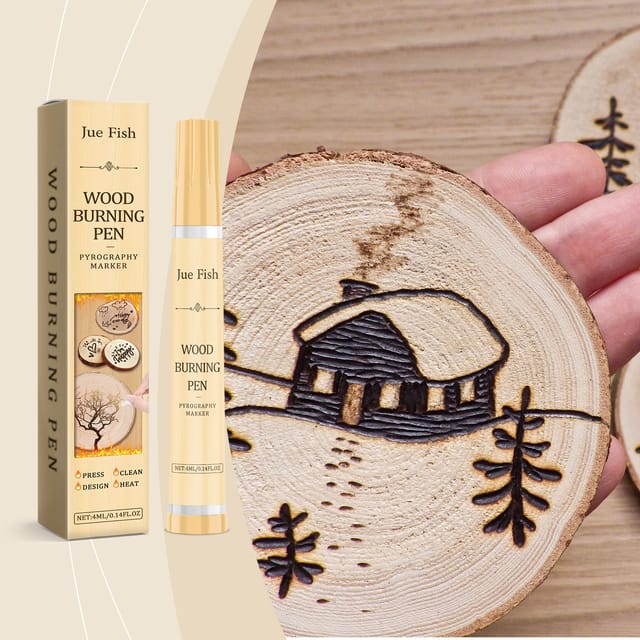 Brandmalstift Für Holz, Holzuntersetzer, Brandmalstift Für Lederarbeiten – 4 Ml