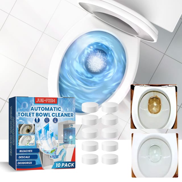 Brausetabletten Zur Wc-reinigung Beseitigen Gerüche Und Schmutz Und Hinterlassen Einen Angenehmen Duft. Wc-reinigungstabletten – 10er-packung
