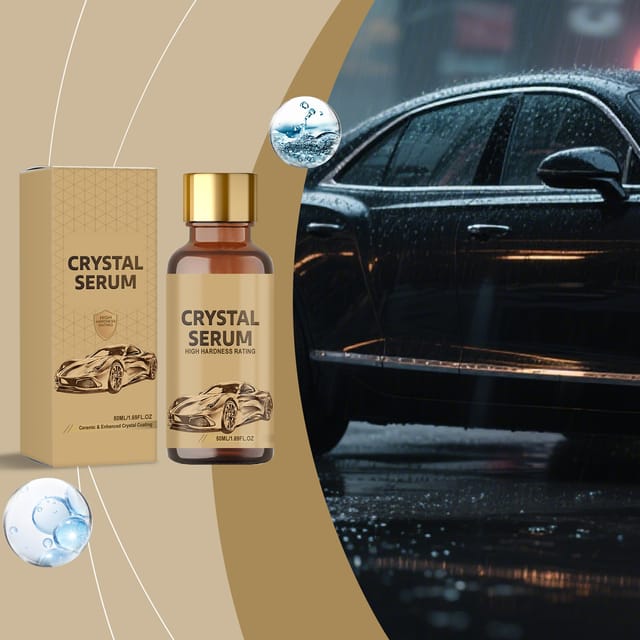 Car Crystal Flüssigreinigungsessenz – Tägliche Pflege, Reinigung, Aufbereitung, Fleckenentfernung Und Glanz Für Den Innen- Und Außenbereich Ihres Autos – Praktische Pflegelösung – 50 Ml