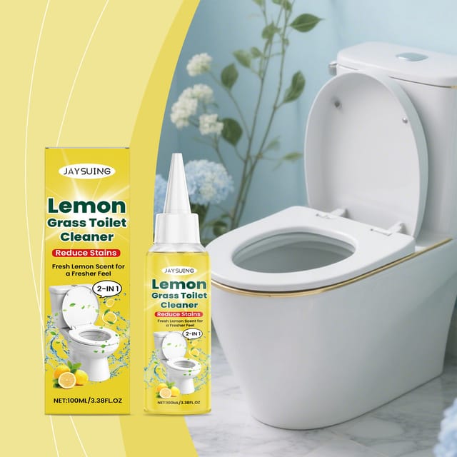 Citronella-wc-reiniger Mit Pflanzenextrakten, Frischem Duft, Reinigt Gründlich, Entfernt Flecken Und Gerüche – 100 Ml