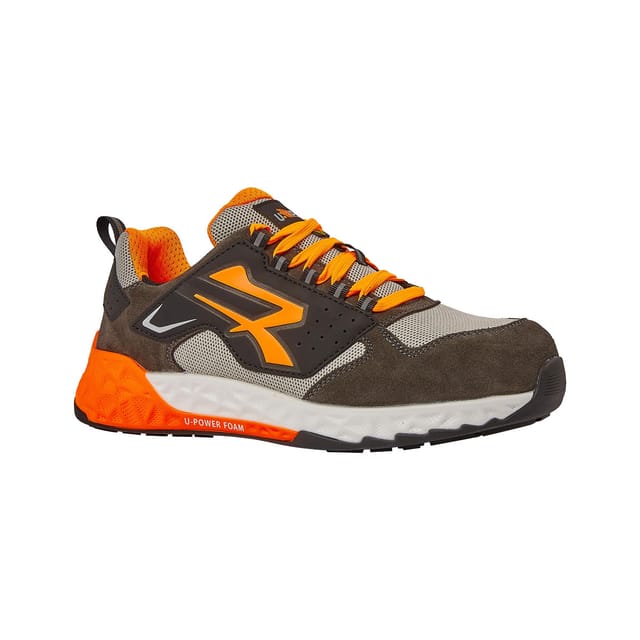 U-power Jaime Esd S1ps Hi Hro Fo Sr Sicherheitsschuhe - 43 Eu - Schwarz / Orange