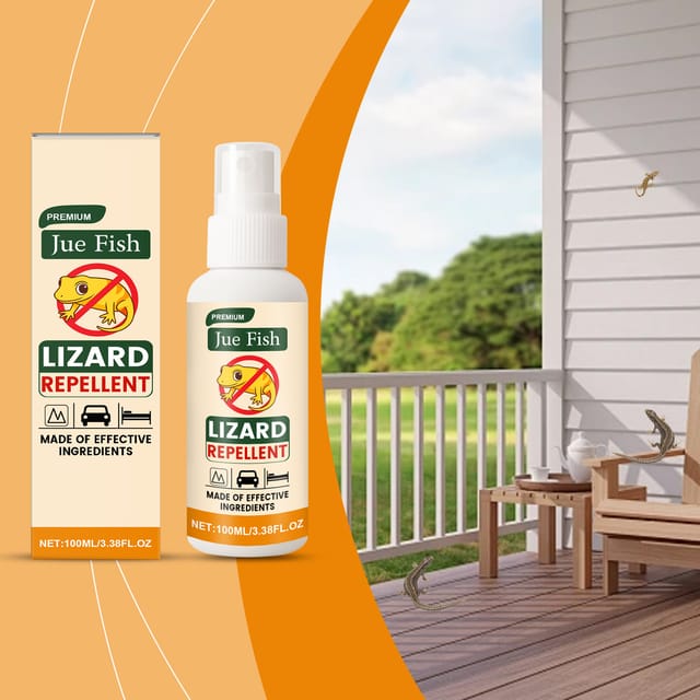 Eidechsenabwehrspray, Tragbares Spray Für Den Heimgebrauch, Wehrt Geckos Und Eidechsen Ab, Sicher Und Einfach Im Innen- Und Außenbereich Anzuwenden – 100 Ml