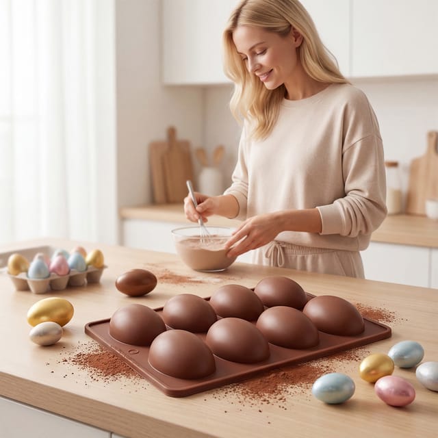 Eierform Mit 8 Mulden – Der Perfekte Küchenhelfer, Leicht Zu Formen Und Zu Entformen, Für Profis Und Den Privaten Gebrauch, Kreative Form – 1 Stück