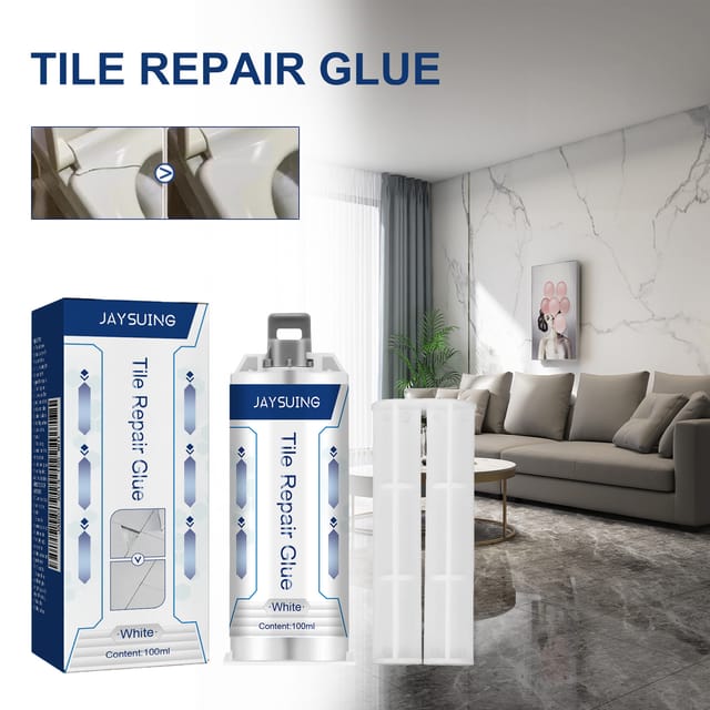 Gießkleber Für Die Reparatur Von Fliesen Im Haushalt, Transparent, Wasserdicht, Hochtemperaturbeständig, Schweißmittel Für Metalle Und Kunststoffe – 100 Ml + Applikator