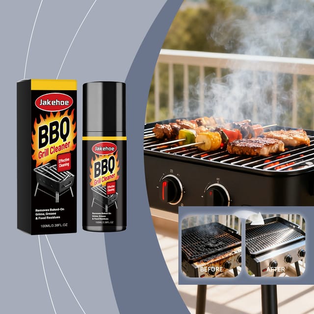 Grillreiniger, Fleckenentferner, Entfetter, Pflegemittel Und Aufheller Für Grillabende Im Freien – 100 Ml