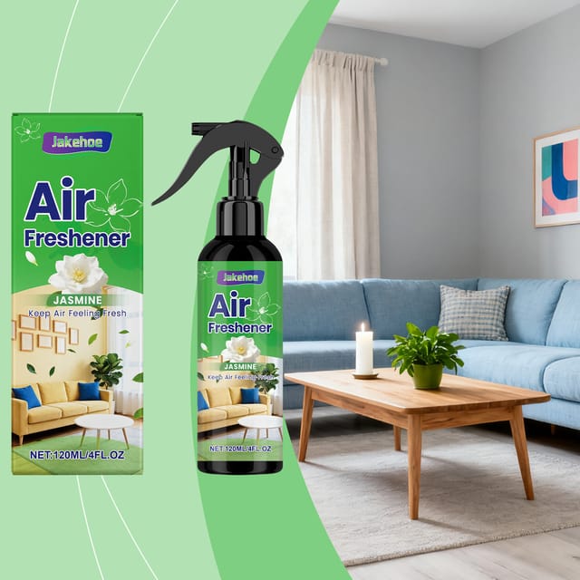 Jasmin-lufterfrischer, Ideal Für Zuhause Oder Büro, Hinterlässt Einen Frischen Und Angenehmen Duft – 120 Ml