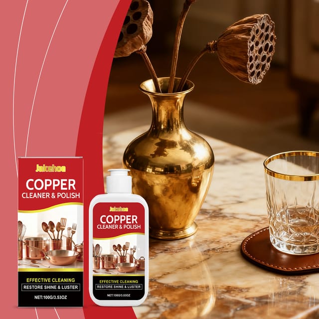 Kupferreiniger Und -politur, Schonender Reiniger Für Kupfertöpfe Und -pfannen, Entfernt Oxidation Und Bringt Den Glanz Des Metalls Zurück – 100 G
