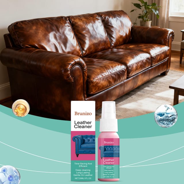 Lederreiniger Für Die Tägliche Haushaltspflege, Mit Lanolin, Zur Reinigung Und Pflege Von Leder – 30 Ml
